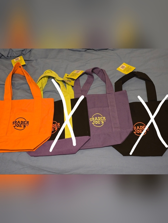 Trader Joe'S Handbags - Trader Joe's Colorful Tote Bag Set